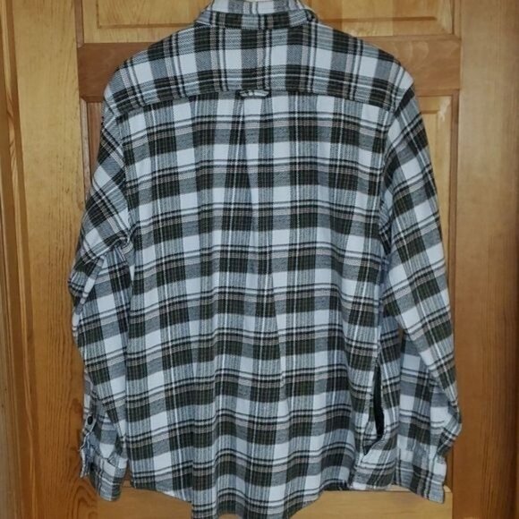 Orvis Plaid Casual Button Down LS Pocketed Heavy Sz XL Shacket Jacket Shirt - Picture 9 of 14